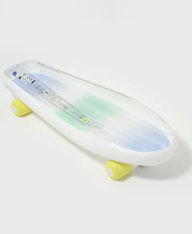 Golden Breed Sunny Life-Kids Skateboard Float The Sea Kids | Blue-Lime