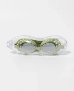 Golden Breed Sunny Life-Kids Swim Goggles Cookie the Croc | Khaki