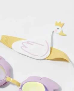 Golden Breed Sunny Life-Kids Swim Goggles Princess Swan | Multi