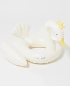 Golden Breed Sunny Life-Kids Tube Pool Ring Princess Swan | Multi