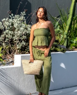 Women Golden Breed Pants-Liberty Pant | Khaki