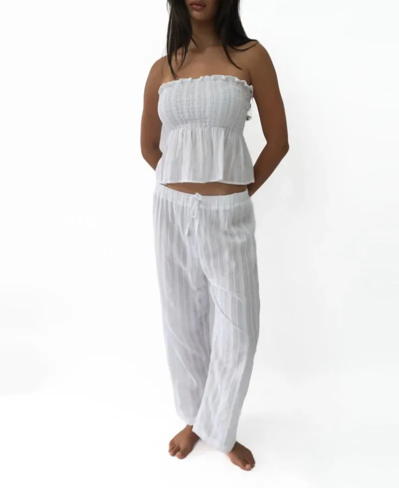 Women Golden Breed Pants-Liberty Pant | White