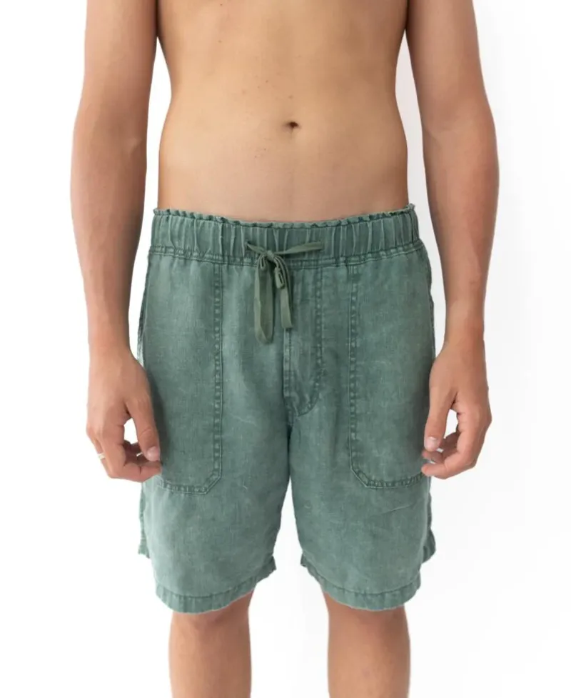 Golden Breed Shorts-Linen Short |