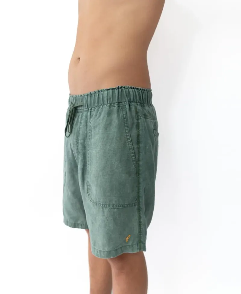 Golden Breed Shorts-Linen Short |