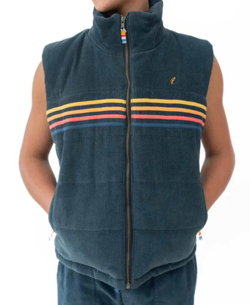 Golden Breed Hoodies & Sweats|Jackets-Lofoten Cord Puffer Vest |
