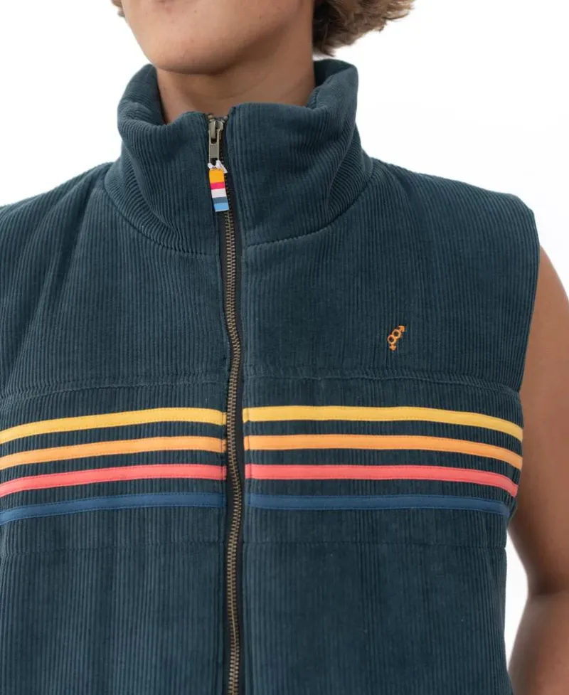 Golden Breed Hoodies & Sweats|Jackets-Lofoten Cord Puffer Vest |