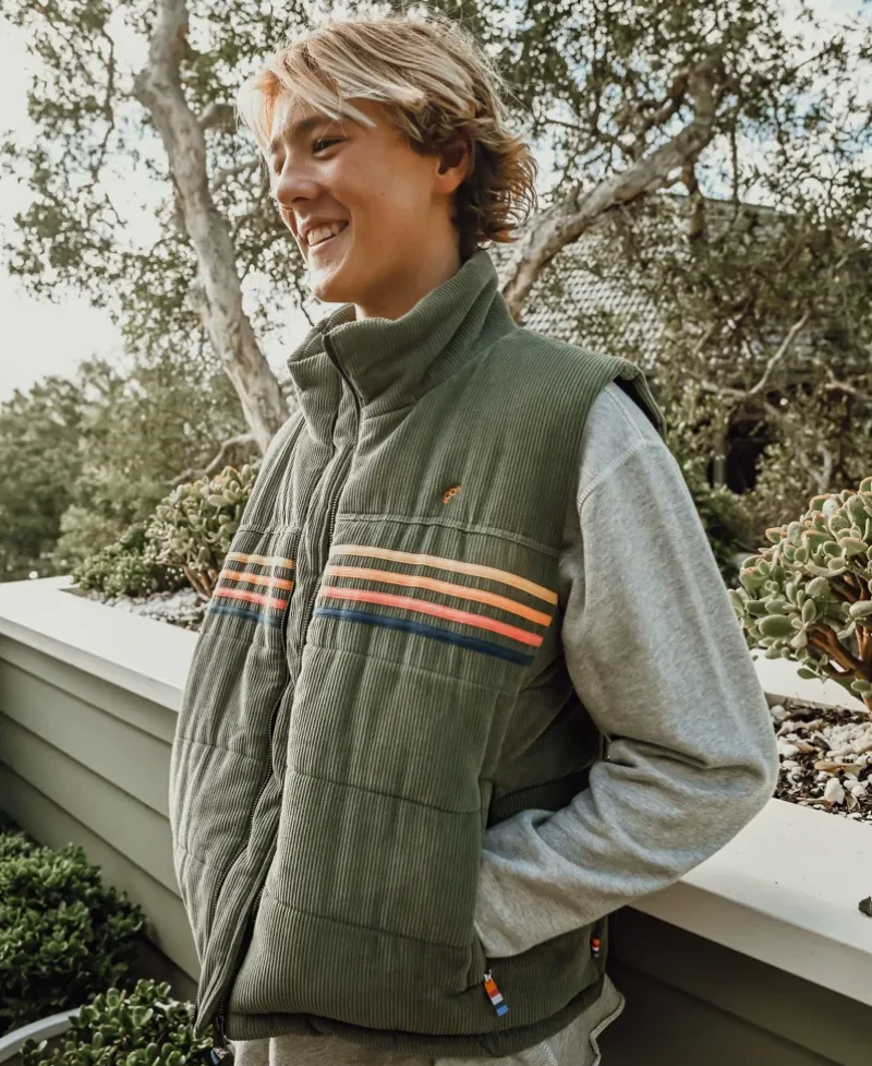 Golden Breed Jackets|Hoodies & Sweats-Lofoten Cord Puffer Vest |