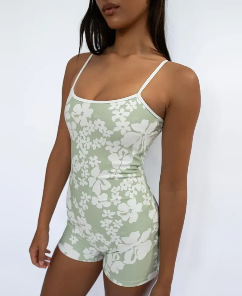 Women Golden Breed Swim-Lola Barkly | Moss / Off White