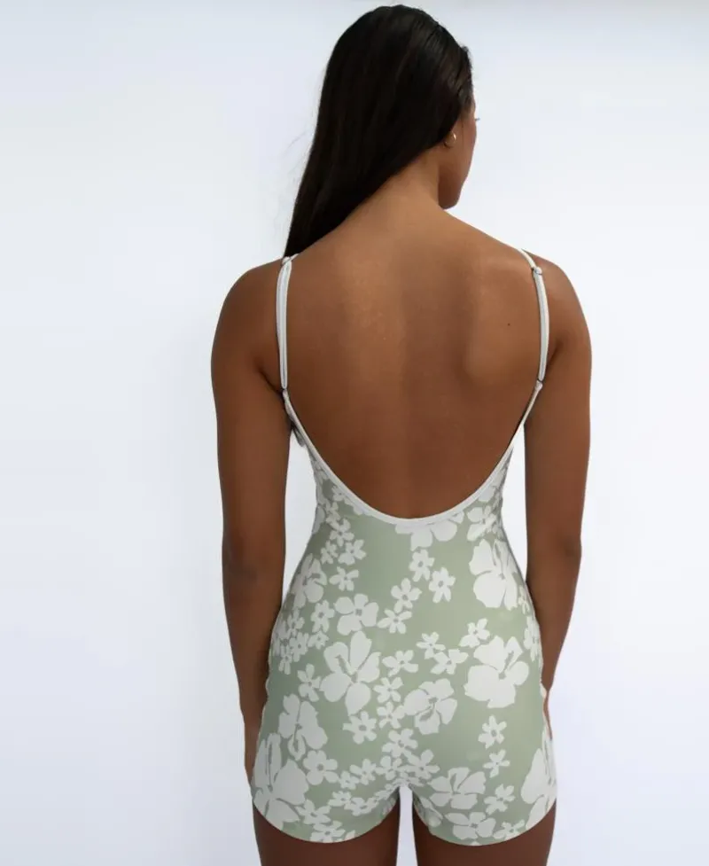 Women Golden Breed Swim-Lola Barkly | Moss / Off White