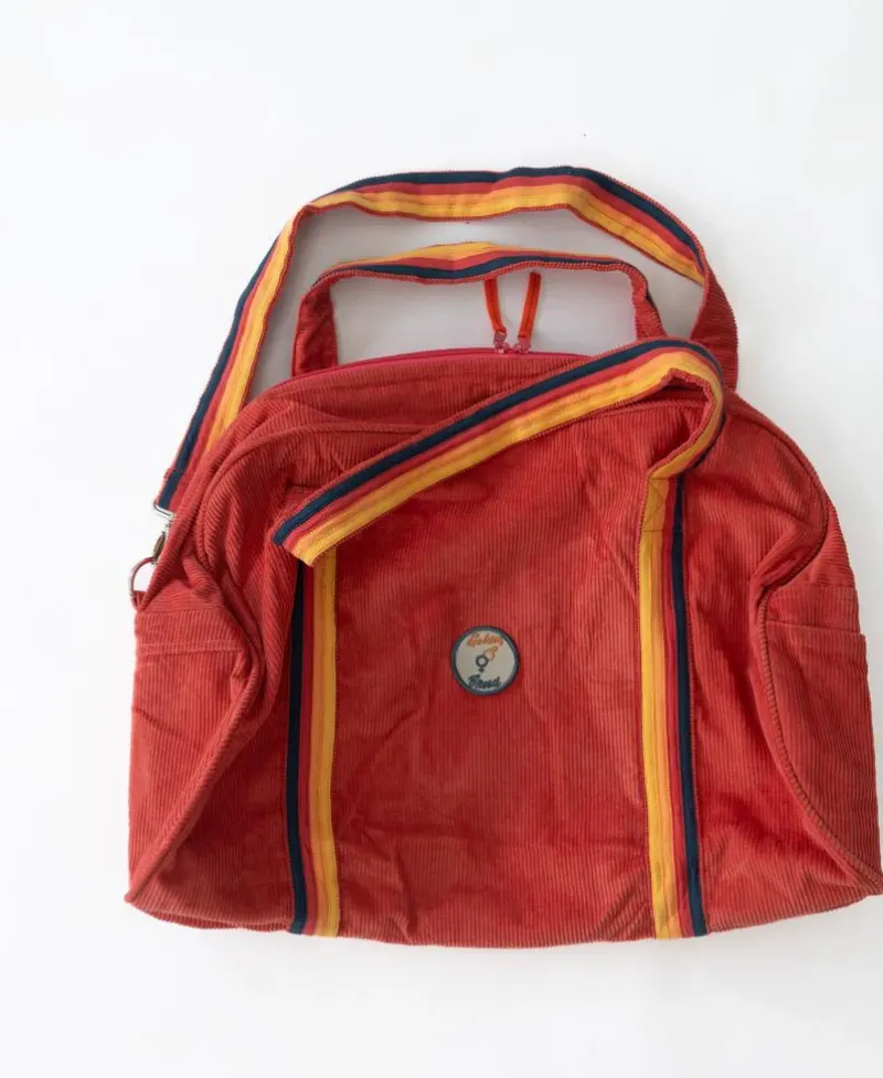 Golden Breed Bags-Long Island Cord Roll Bag | Wash Red