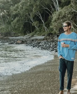 Golden Breed Hoodies & Sweats|Rag Tops-Long Island Rag Top | Sky Marle