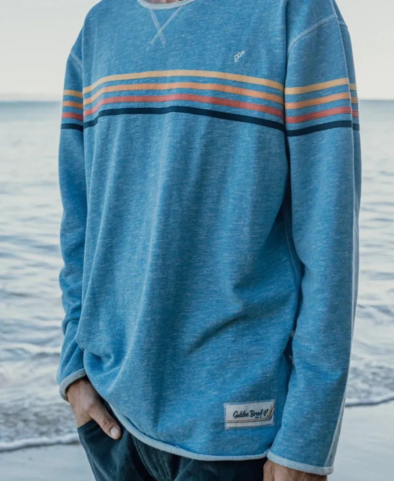 Golden Breed Hoodies & Sweats|Rag Tops-Long Island Rag Top | Sky Marle