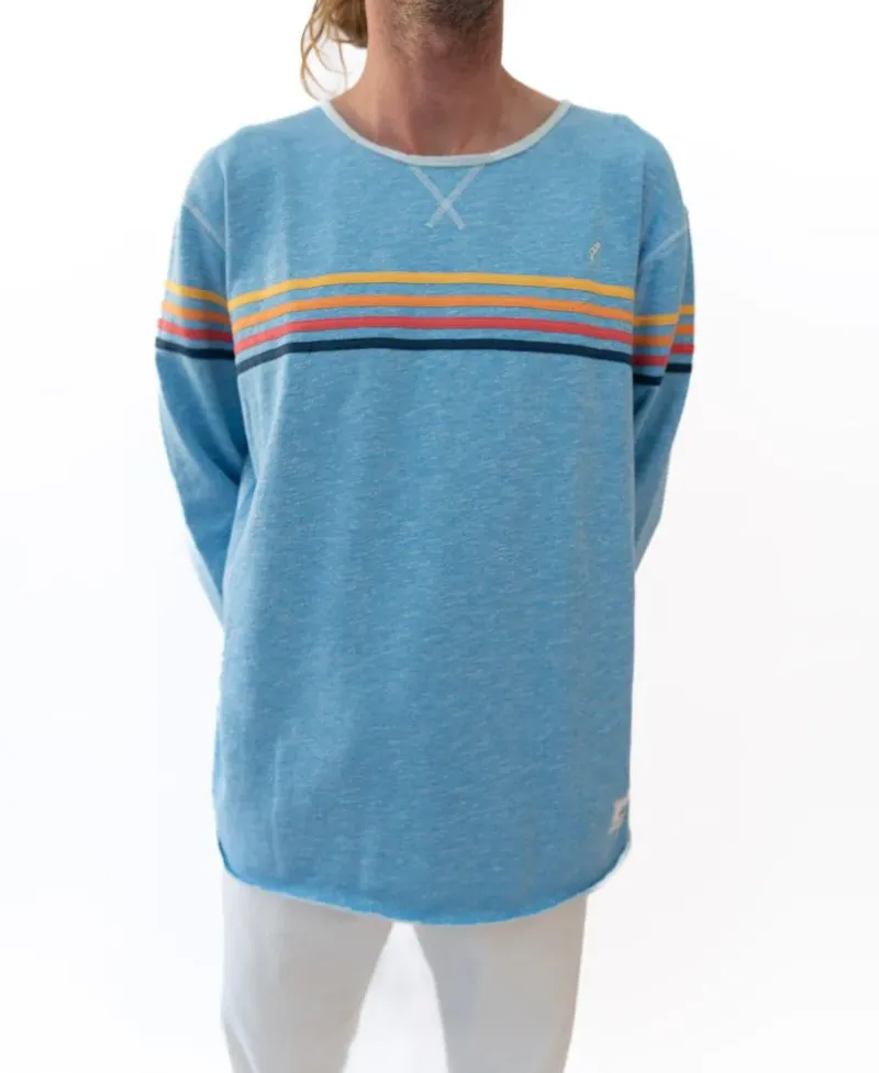 Golden Breed Hoodies & Sweats|Rag Tops-Long Island Rag Top | Sky Marle