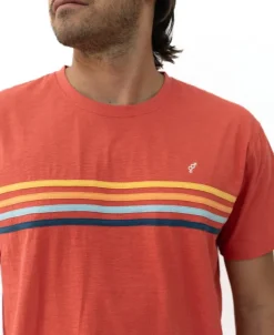 Golden Breed Tees-Long island Tee | Wash Red