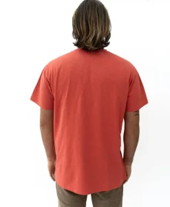 Golden Breed Tees-Long island Tee | Wash Red
