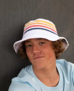 Golden Breed Bucket Hats-Long Island Terry Bucket Hat | Off White