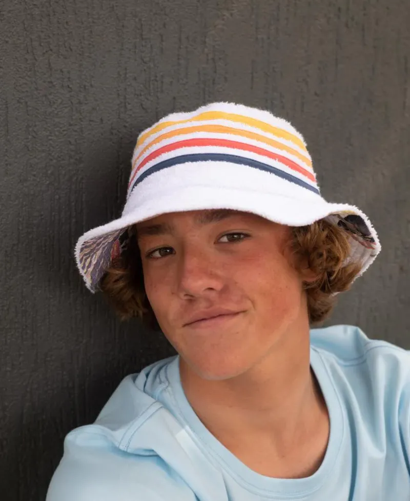 Golden Breed Bucket Hats-Long Island Terry Bucket Hat | Off White