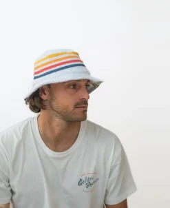 Golden Breed Bucket Hats-Long Island Terry Bucket Hat | Off White
