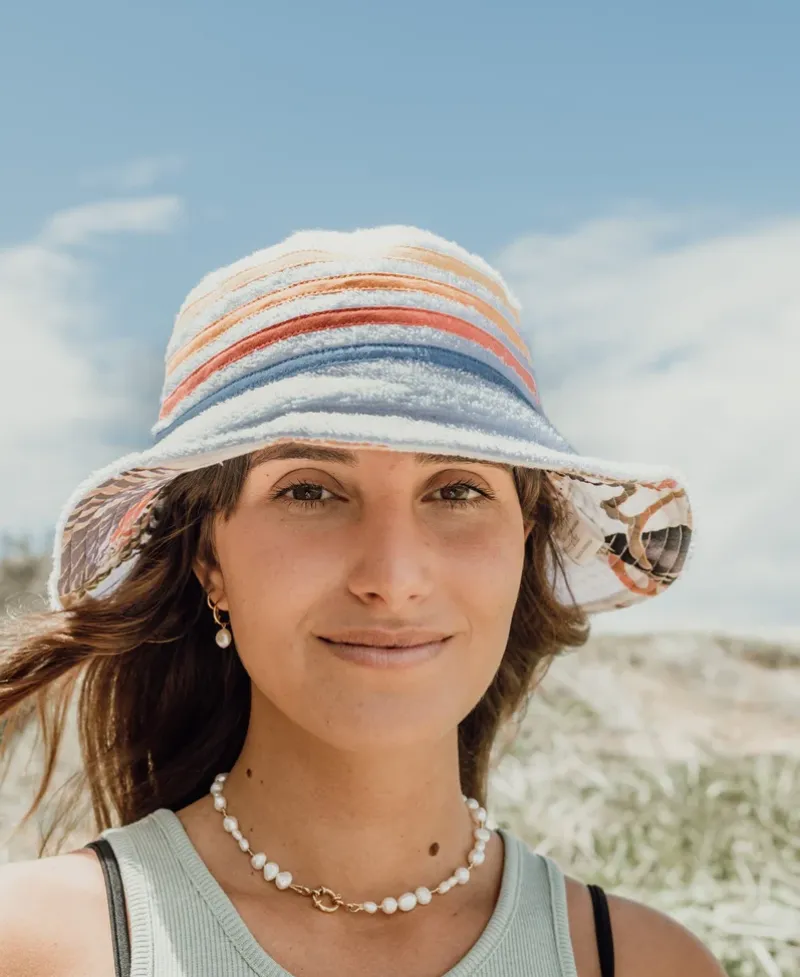 Golden Breed Bucket Hats-Long Island Terry Bucket Hat | Off White