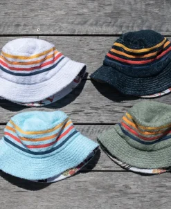Golden Breed Bucket Hats-Long Island Terry Bucket Hat | Off White