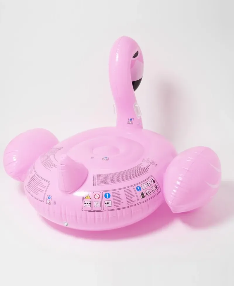 Golden Breed Sunny Life-Luxe Ride-On Float Rosie the Flamingo | Bubblegum Pink