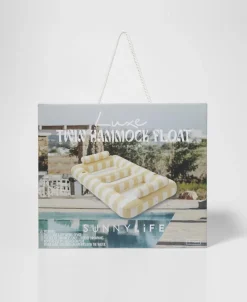 Golden Breed Sunny Life-Luxe Twin Hammock Float Mango Bay | Soft Mustard