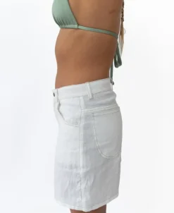 Women Golden Breed Shorts-Lyla Short | Off White Linen