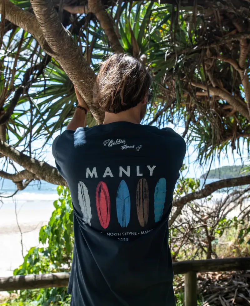 Golden Breed Tees-Manly Boards Tee |