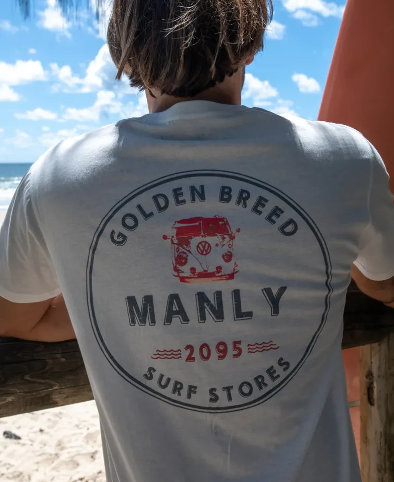 Golden Breed Tees-Manly Kombi Tee | Off White