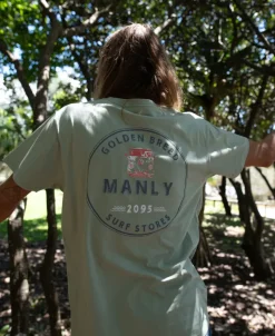 Golden Breed Tees-Manly Kombi Tee | Sage