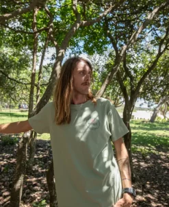 Golden Breed Tees-Manly Kombi Tee | Sage