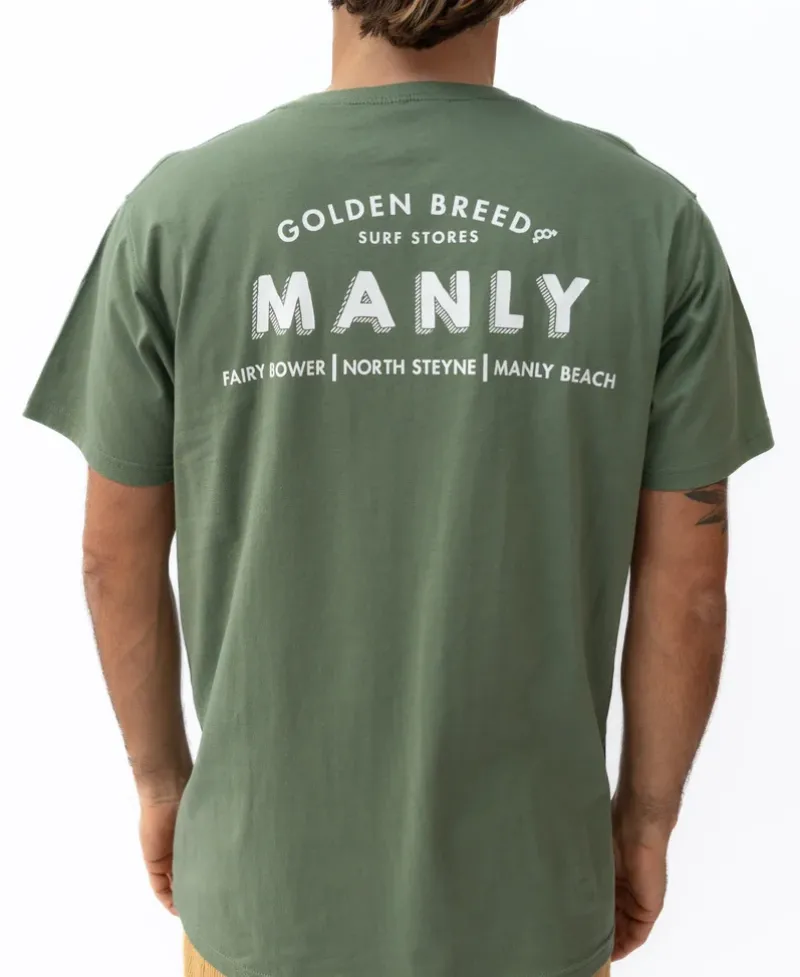 Golden Breed Tees-Manly Old School Tee |