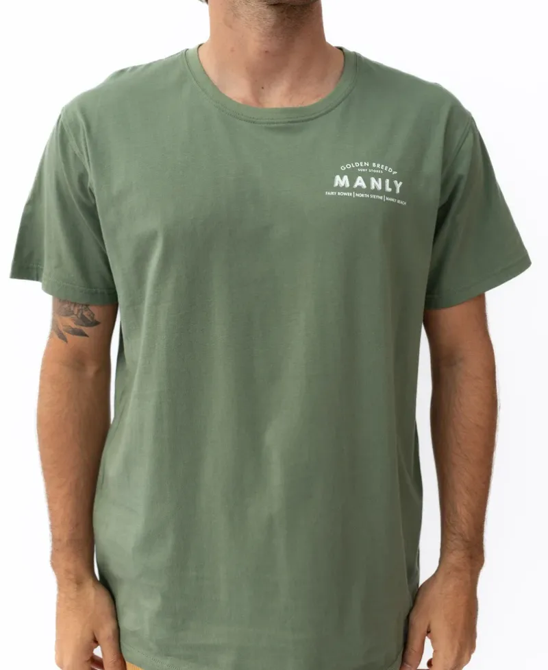 Golden Breed Tees-Manly Old School Tee |