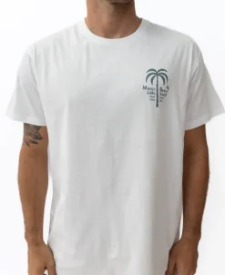Golden Breed Tees-Manly Palm Loco Tee | Off White