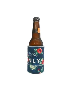 Golden Breed Stubby Holders-Manly Stubby Aloha | Dark Navy