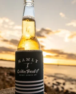 Golden Breed Stubby Holders-Manly Stubby Beach Boy |