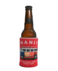Golden Breed Stubby Holders-Manly Stubby Kombi | Wash Red