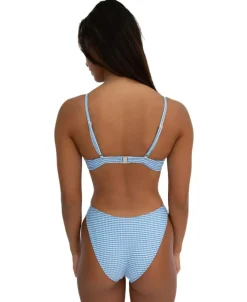 Women Golden Breed Swim-Millie Bottom | Blue Gingham