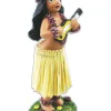 Golden Breed Hula Dolls-Mini Hula Ukulele Nat Skt