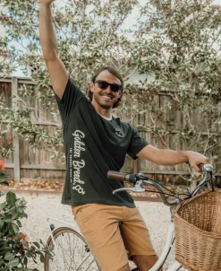 Golden Breed Tees-Mitch Tee | Wash Black