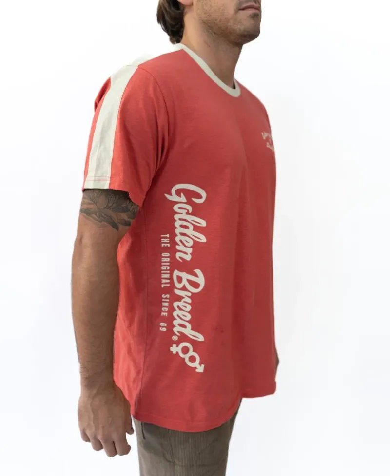 Golden Breed Tees-Mitch Tee | Wash Red