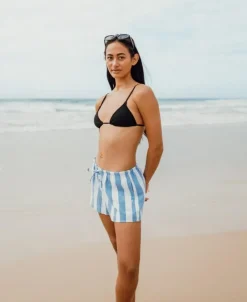 Women Golden Breed Shorts-Molly Short | Azure/White
