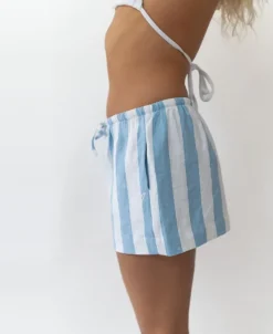 Women Golden Breed Shorts-Molly Short | Azure/White