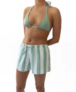Women Golden Breed Shorts-Molly Short | Moss/White