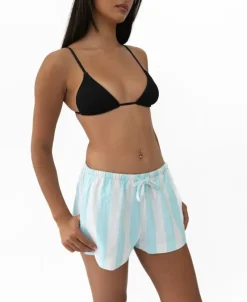 Women Golden Breed Shorts-Molly Short | Sky/White