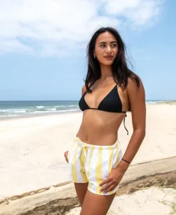 Women Golden Breed Shorts-Molly Short | Sunshine/White