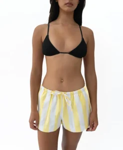 Women Golden Breed Shorts-Molly Short | Sunshine/White