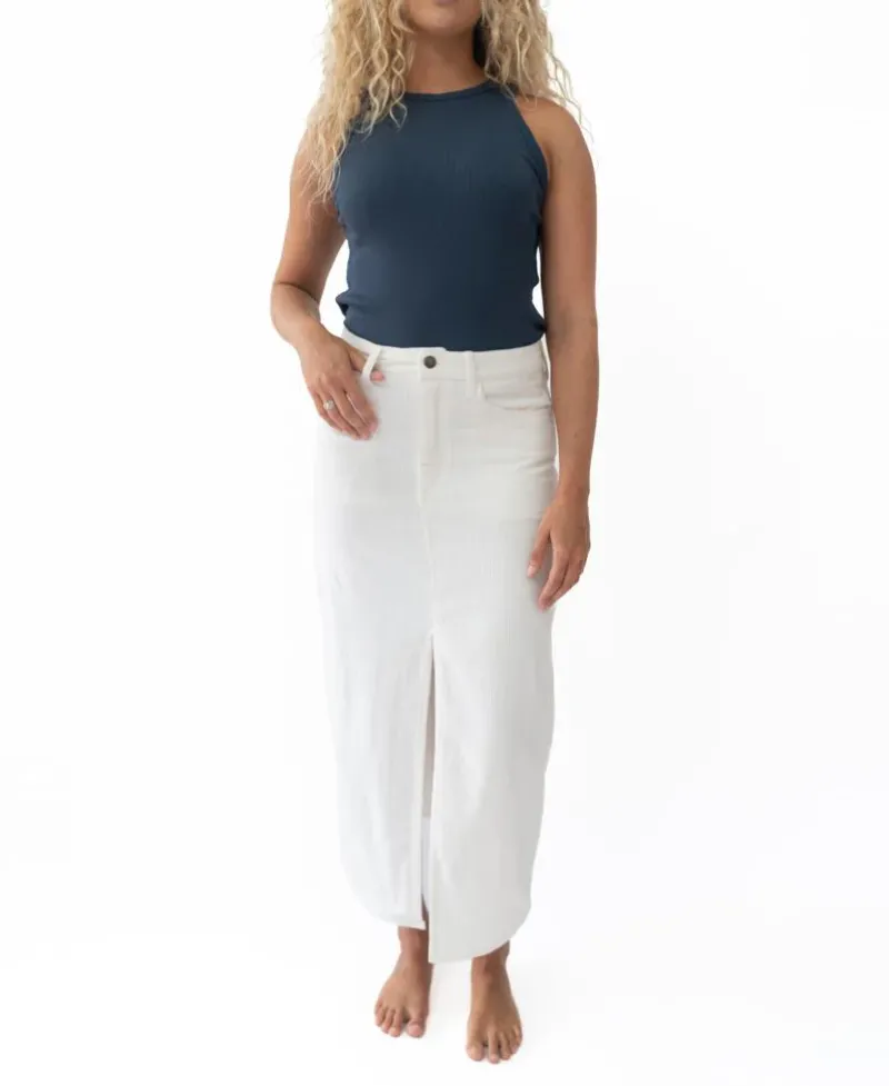 Women Golden Breed Skirts-Nellie Maxi | Off White