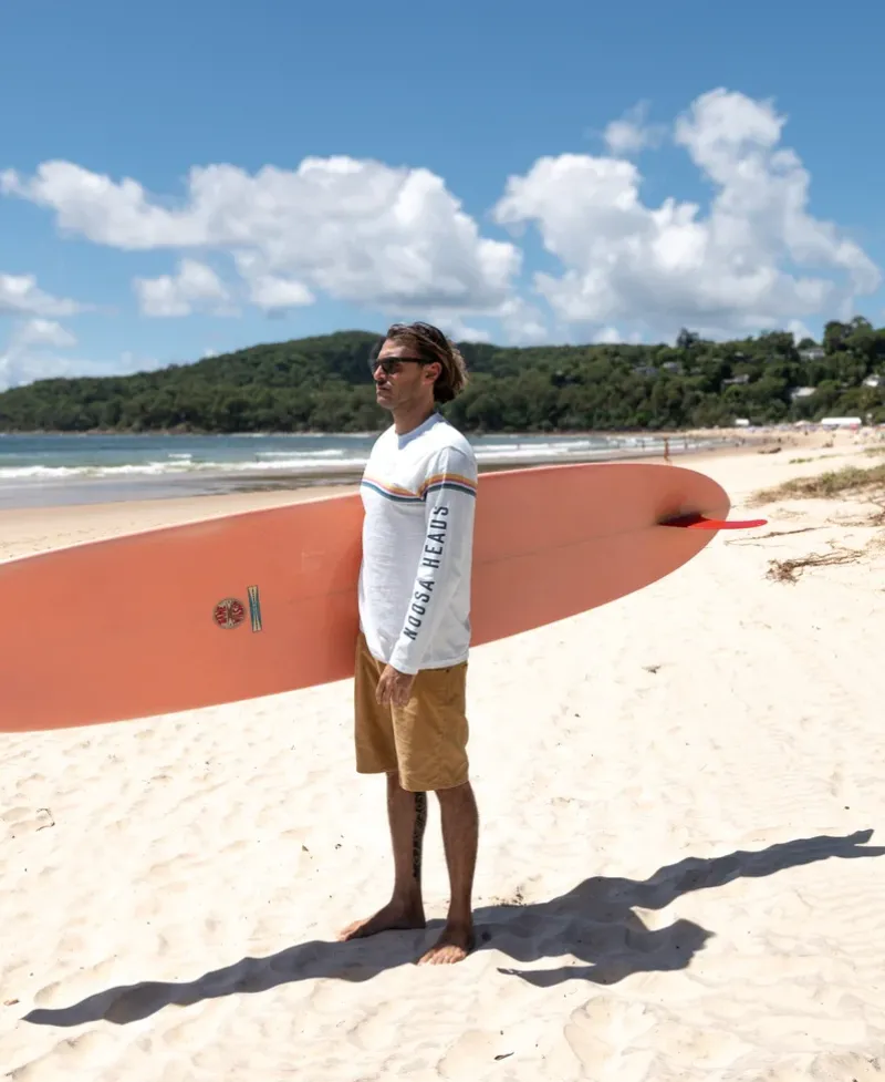 Golden Breed Long Sleeve Tees-Noosa Cali LS Tee | Off White