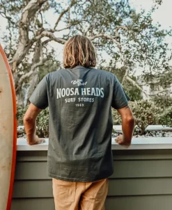 Golden Breed Tees-Noosa Easy Rider Tee | Wash Black